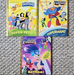 DC Super Friends Little Golden Book Set